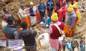 बेथान्चोकले सुरु गर्यो विपद पछिको पुन : निर्माण,पालिका जाने पक्कि सडक पुन : निर्माण शुभारम्भ