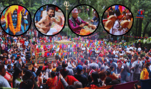 बनेपाको गोसाइँस्थानमा विशेष मेला, १ लाख भन्दा धेरै सहभागी ( फोटो फिचर )