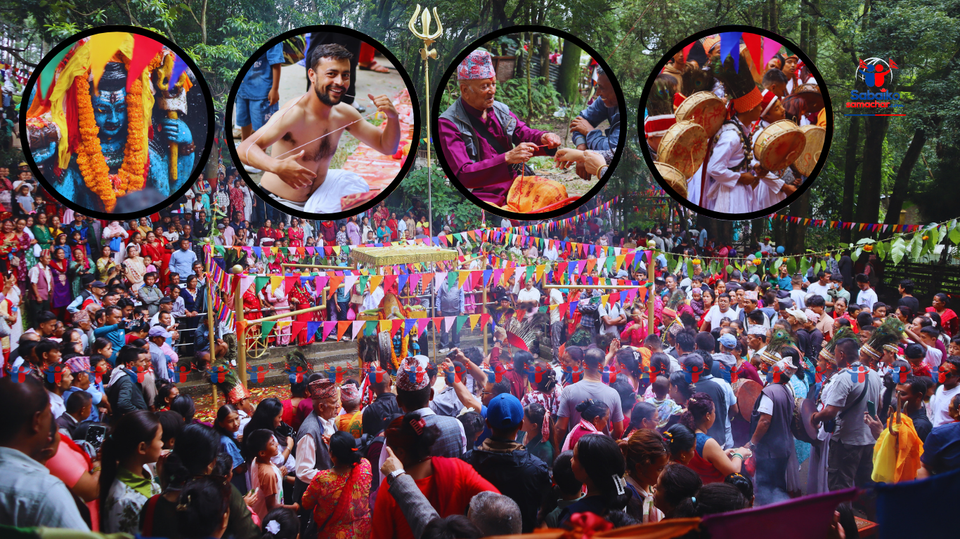 बनेपाको गोसाइँस्थानमा विशेष मेला, १ लाख भन्दा धेरै सहभागी ( फोटो फिचर )