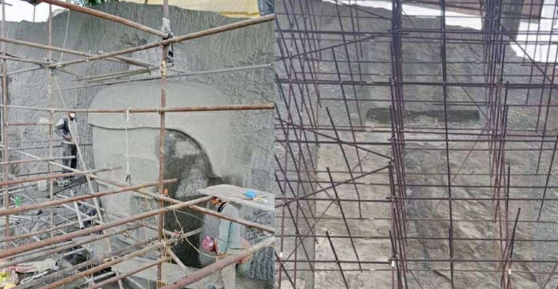 गौतम बुद्धको ८४ फिट अग्लो प्रतिमा निर्माण