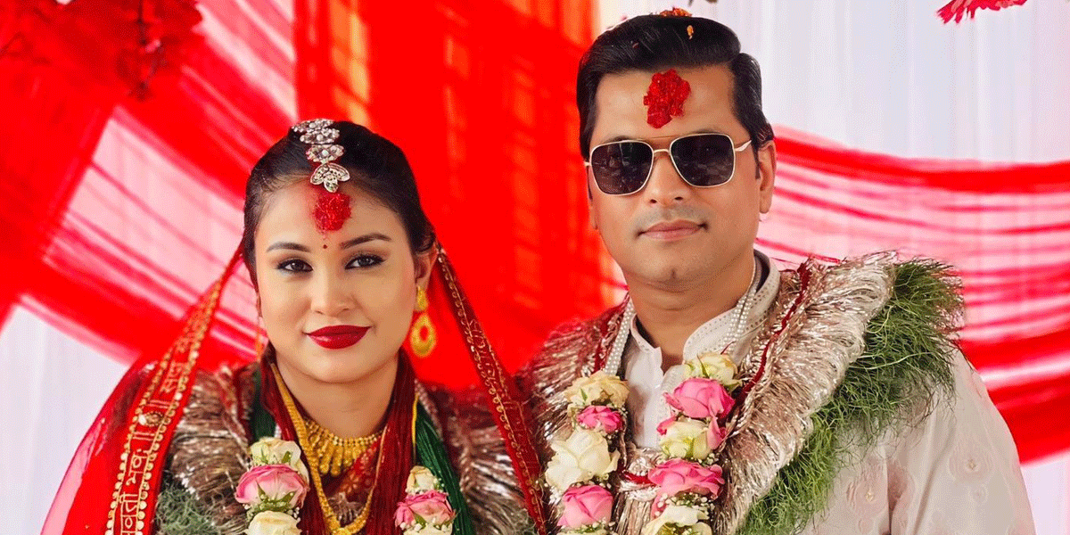 प्रेमलाई विवाहमा परिणत गरे सविन र अनुले
