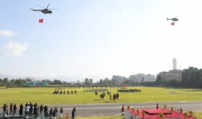 सेनाद्वारा टुँडिखेलमा फूलपाती बढाइँ गरिँदै