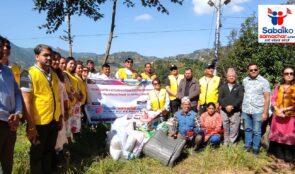 चट्यांङ र पहिरो पीडितलाई लायन्सको सहयोग, प्रभावितको स्थायी बसोबासको माग