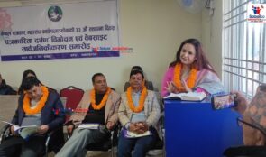 समयमै निर्वाचन गराएर लोकतन्त्र र संविधानको रक्षा गर्नुपर्छ :- शर्मा