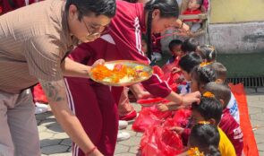 ज्ञानज्योति इङ्लिस सेकेण्डरी स्कुलमा बाल पूजा सम्पन्न